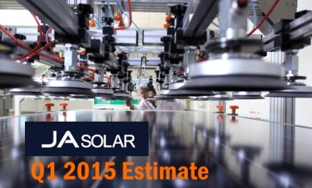 Chinese Solar Module Exports Record High Volume In February - JA Solar Holdings Co., Ltd. (ADR)(NASDAQ: JASO) Q1 2015 Estimate